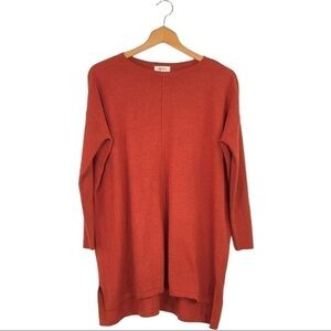 Style & Co - Cotton Blend Front-Seam Tunic Sweater